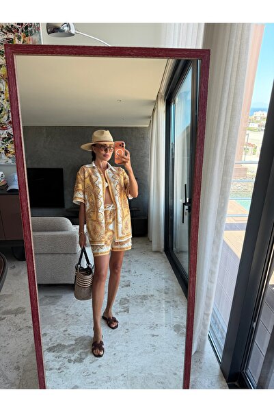 BOLESA GİYİM Sarı Malibu Takım