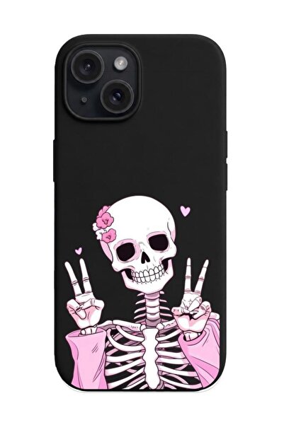 3GEN CASE iPhone 15 Uyumlu İkonik Desenler Serisi Lansman Kılıf İçi Kadife Kaplamalı Kamera Yükseltili