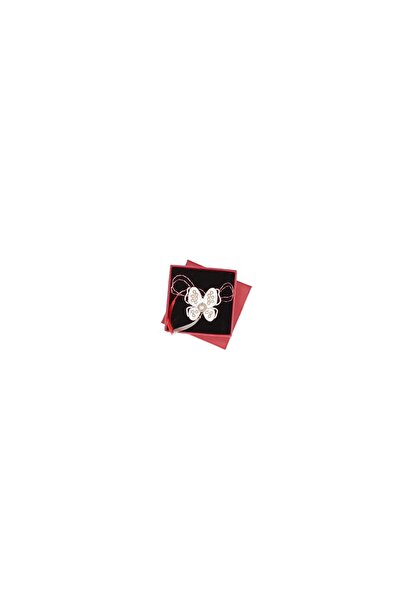ButicCochet Broșă Martisor, Buticcochet, plastic, design fluture, auriu și al...
