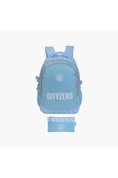 Manchester City Football 2-Piece School Backpack Set for Boys 13+ Years with ...