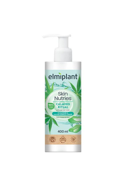 ELMIPLANT Lotiune de Corp cu Aloe Bio si Ulei din Seminte de Canepa - Skin Nu...