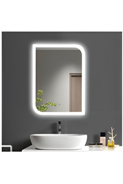 Generic مرايا ليد LED تعمل بلونين مقاس 60×80 مستطيلة