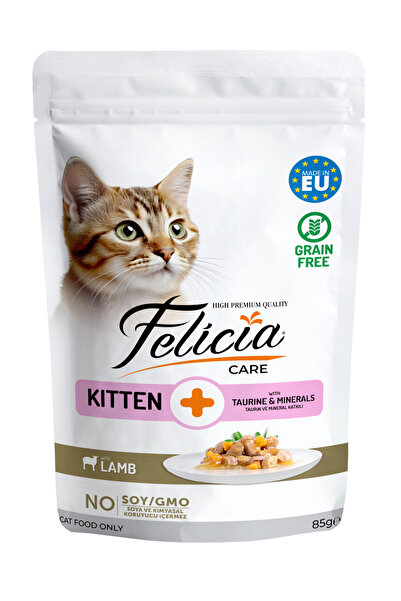 Felicia Kitten Hrană Umedă pentru Pisoi cu Pui în Aspic, Fără Cereale, 12 x 85 g