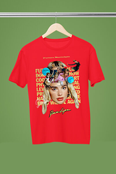 MAGORS DUA LIPA NOVA SERIJA ŠTAMPANA PAMUČNA MAJICA KRATKIH RUKAVA OBIČNOG KR...