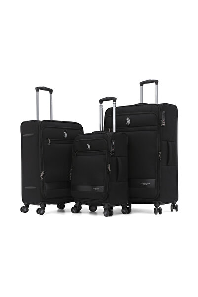 U.S. Polo Assn. 3-Piece Softside Lightweight Luggage Set | 20", 24" & 28" Spi...