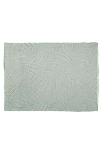 BAMI NETWORK Fată de Pernă Verde Menta cu Frunze 70x50cm Relaxantă
