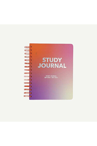 Flying Tiger Copenhagen Turuncu Mor Çalışma Planlayıcı Defter