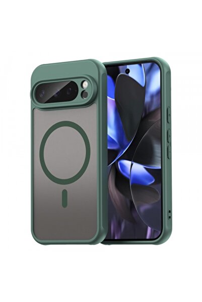 Techsuit MagSafe калъф за Google Pixel 9 Pro, Techsuit, HaloFrost II, Зелен