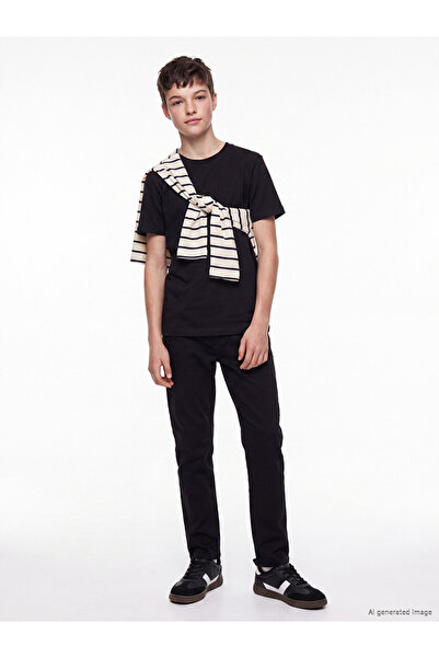 LC Waikiki Rmz Gi̇yi̇m Farkiyla Slim Fit Boys Gabardine Trousers