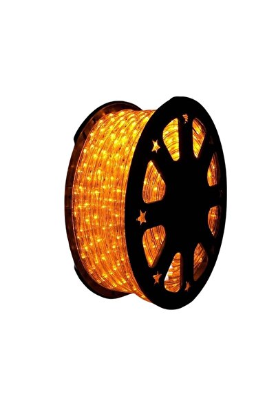 Rao Коледна украса, 10 м, 240 LED диода, Гъвкав маркуч, Топло бяло, Трансформ...
