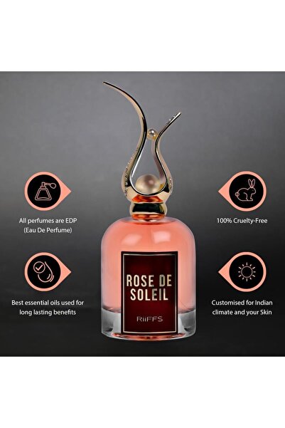 Riiffs Rose De Soleil Perfume For Women | Long-Lasting Eau De Parfum | Suitab...