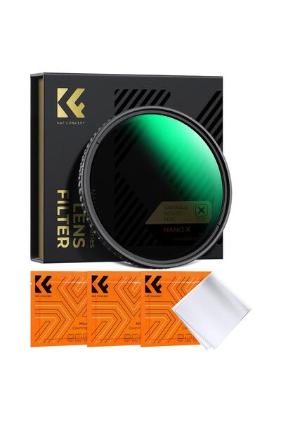 K&F CONCEPT Φίλτρο φακού 52mm ND2-32, Μεταβλητής Ουδέτερης Πυκνότητας, με μπλ...
