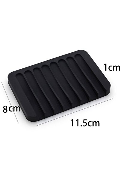 STARSTAR 3-Piece Self-Draining Silicone Soap Dish, Flexible Bump-Proof Soap D...