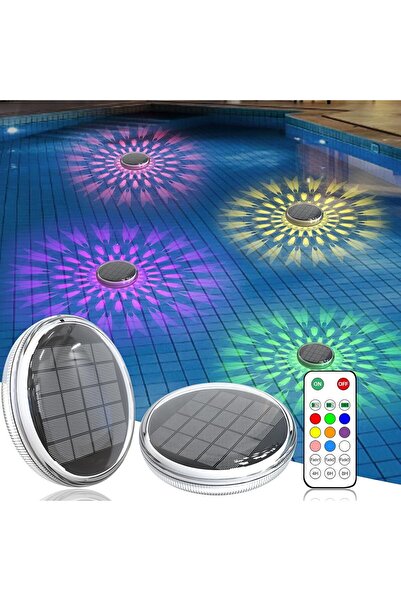 STARSTAR 2-Pack Solar Floating Waterproof LED Pool Lights with Remote & Timer...