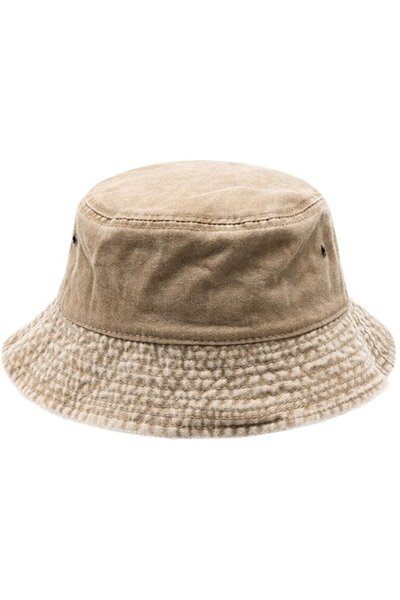 STARSTAR Foldable sun hat - Khaki - Breathable summer hat, wide brim, UV prot...