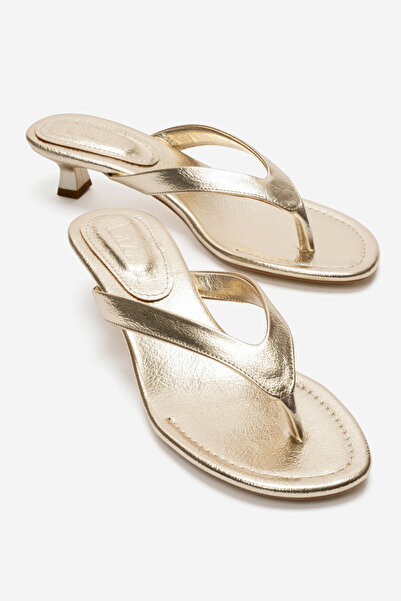 Lizzu Women's Orthopedic Sole Sandals Flip-Flop Heeled Slippers