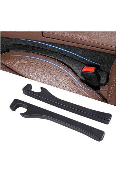 STARSTAR 2-pack of car seat gap fillers, universal PU leather car seat gap plugs