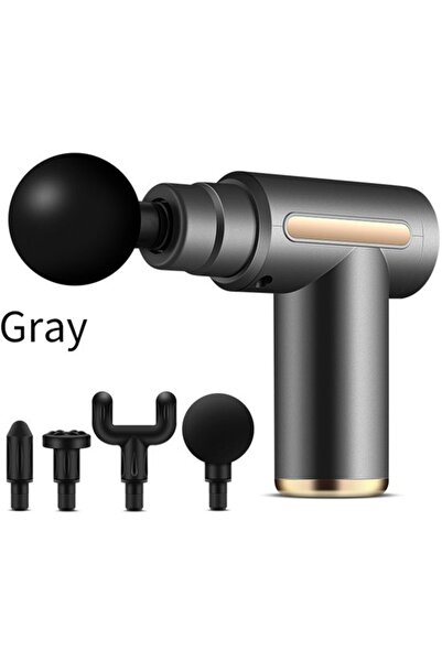STARSTAR Mini ultra-quiet massage gun - 6 speeds - 4 massage heads with LCD s...