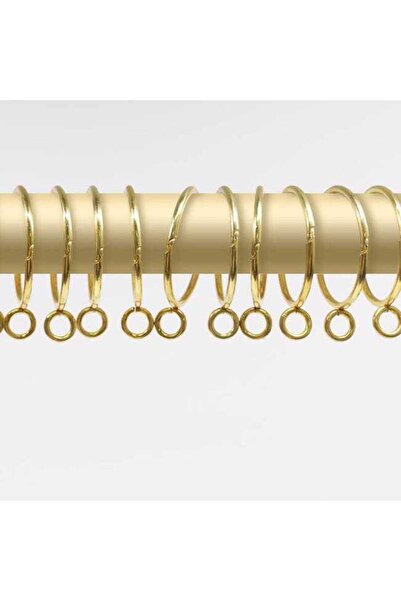 STARSTAR 20-pack rust-resistant metal curtain rings with eyelets, suitable fo...