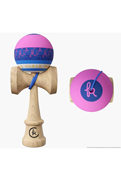 OEM Kendama Profi Tensei Roz Mat,Cupe Mari,Base Cup, 18.5 cm si o ata de rezerva