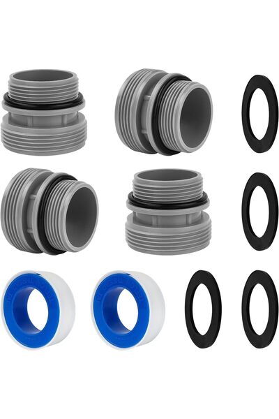 STARSTAR (4-Pack) Filter Hose Conversion Kit - Surface Pool Adapters connect ...