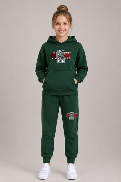 armicem Armikids School and Daily Wear Printed Hooded Kangaroo Pocket Set
