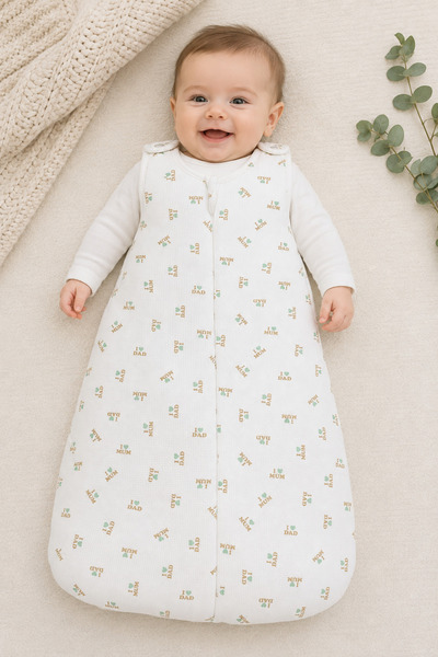 Babyhola Fiber 2.5 Tog Strap-On Snap Fastener Baby Sleeping Bag 2712