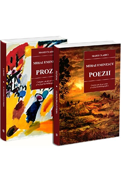 Cartex Pachet 2 carti: Poezii + Proza - Mihai Eminescu