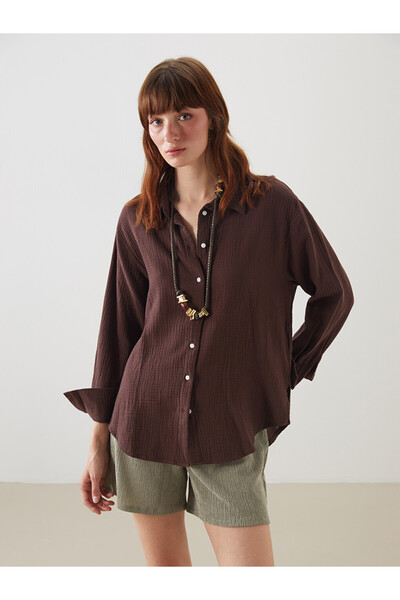 LC Waikiki Loose Fit Muslin Women's Shirt