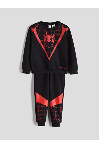 LC Waikiki Spider-Man Printed Boys' Tracksuit Set