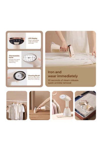 Sanford Handheld Garment Steamer 1640 W With LED Display and 3 Modes - SF 2904 GS