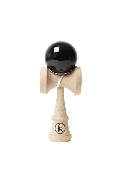 OEM Kendama Europa Record Neagra, Base cup, Cupe mari, 18,5 cm si set ata cadou