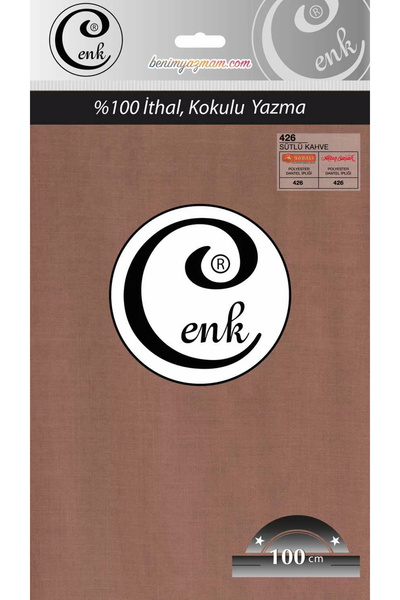 CENK YAZMA Cenk Düz Renk Oyalık yazma (Sütlü Kahve) cenk-duz-426