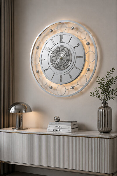 MetaQuartz Aksesuar Gümüş - NOVA Galaxy Full Metal - Pilli Led - Metal Ledli ...