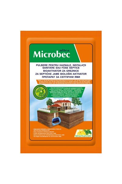 Microbec Treatment, Microbec, for Septic Tanks 25 g 207/1546