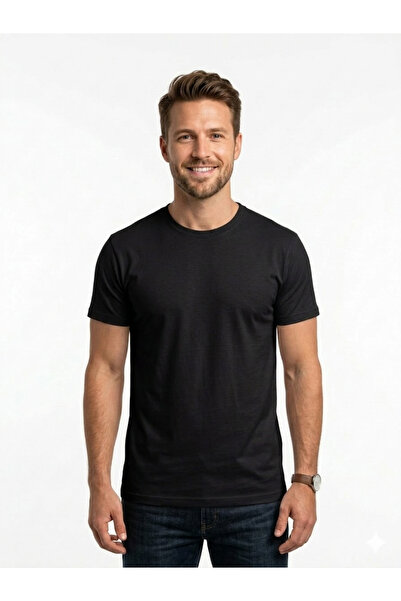 Prime Ανδρικό T-shirt Μαύρο - Λευκό