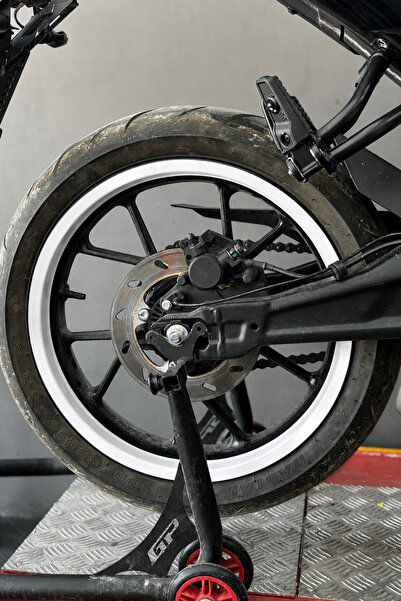 Banxtre Full Lap Rim Stripe Sticker Set Compatible with Motorcycle 17 Inch Ri...