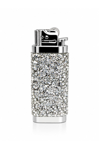 ONRSTORE Kristal Taş Kaplamalı Metal Gaz Dolumlu Çakmak Hediyelik Premium Model