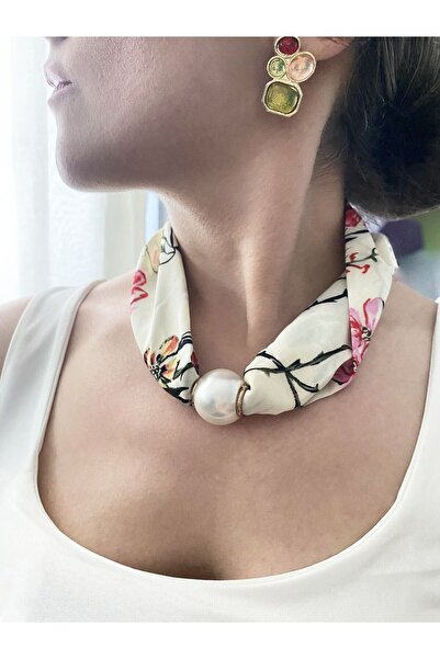 Gox Accessories Magnetic Tip Pearl Scarf