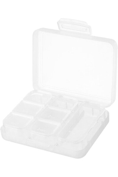 STARSTAR Pillbox – Portable Storage Box – Medicine Organizer – Snap-on – Safe...