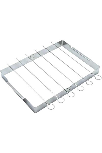 STARSTAR Barbecue Tool Set - Foldable Rectangular Stainless Steel Barbecue, 3...