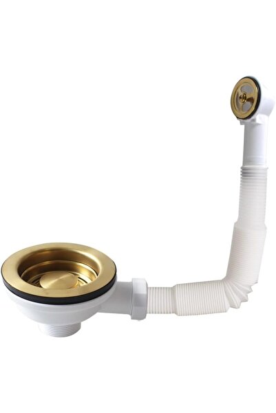 STARSTAR Kitchen sink strainer with round overflow, 114 mm in diameter, screw...