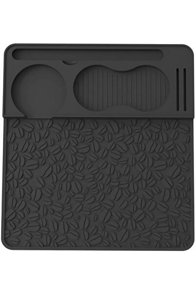 STARSTAR Silicone coffee tamper mat with tool slots and raised edges for espr...