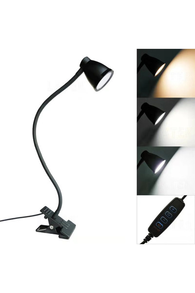 STARSTAR Eye-protecting clip-on lamp for living room and bedroom - reading li...