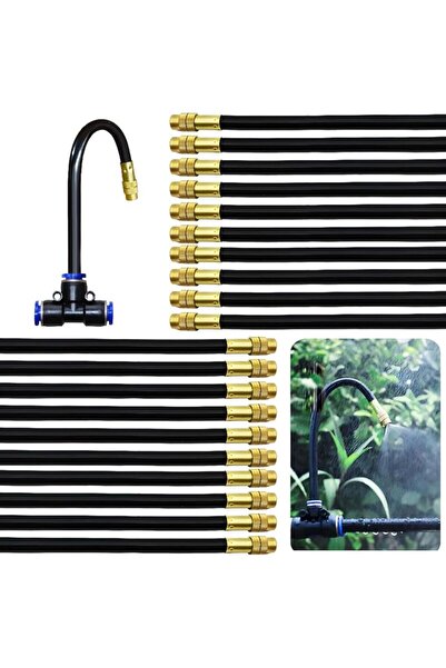 STARSTAR Spray nozzles. 20 8mm watering nozzles. Adjustable copper misting no...