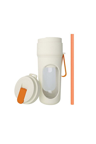 STARSTAR Portable Rechargeable Mini Blender with Double Lid, Travel Juicer, 4...