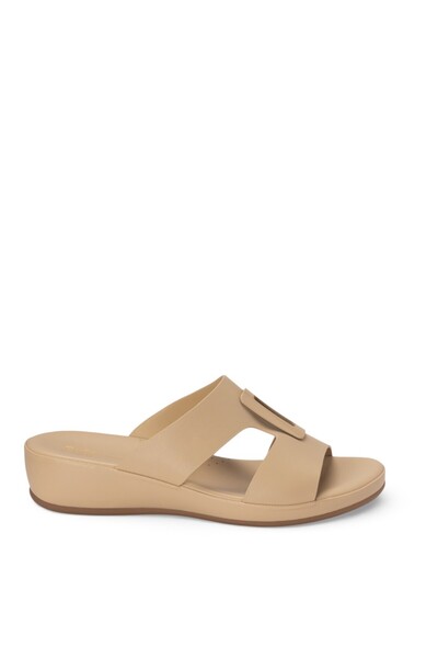 BATA Comfort Cross‑Strap Slide Sandals
