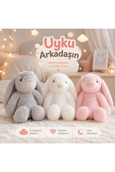 35 cm uyku arkadaşım pelüş tavşan