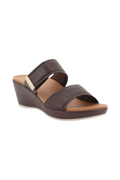 BATA Elegant Cross-Strap Wedge Sandal