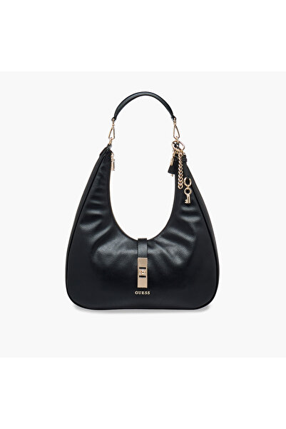 Guess Brooke Textured Hobo Bag with Detachable Strap